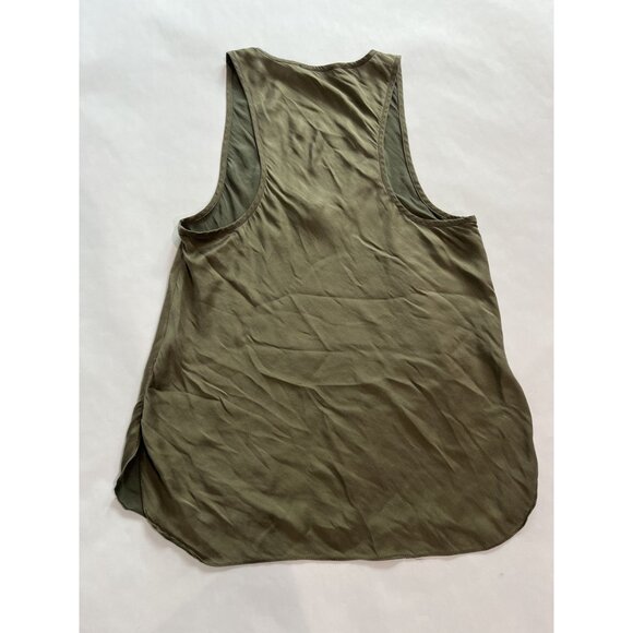 St. Agni Racer Back Bias Tank in Kelp - Picture 6 of 6